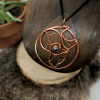 copper africa necklace