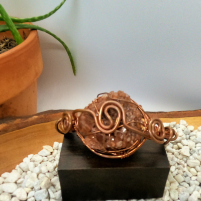 Aragonite Bracelet - Copper