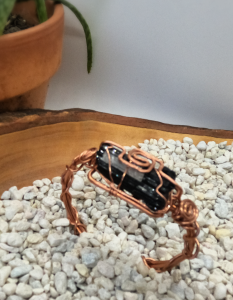 black tourmaline - copper