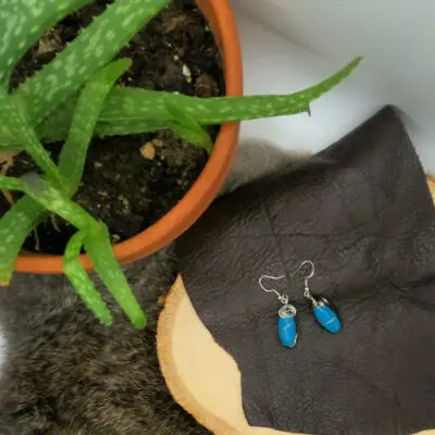 blue Quartz Earrings
