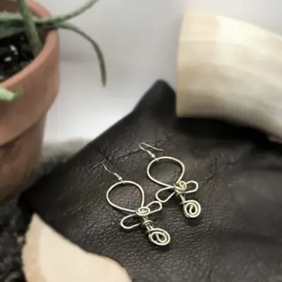 Hand designed Ankh Earrings