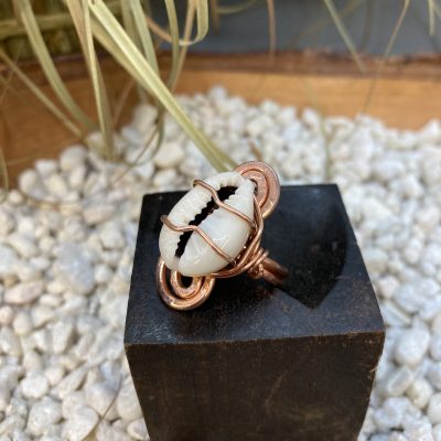 Cowrie Shell ring