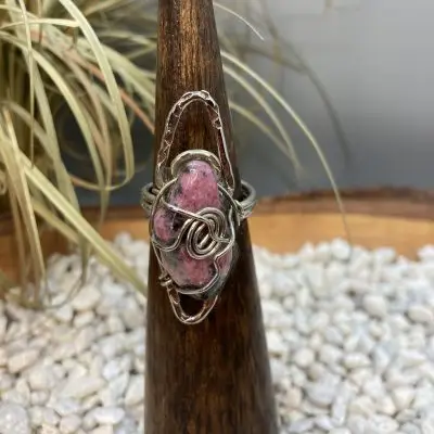 Rhodonite Ring