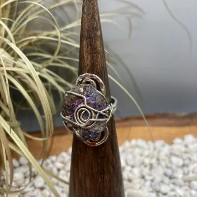 Peacock Ore Ring