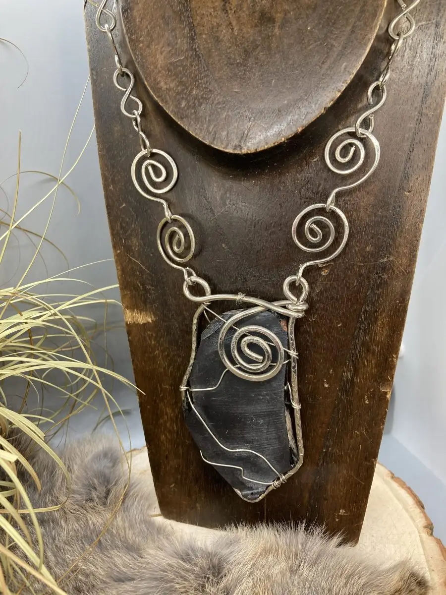 Black Obsidian Necklace