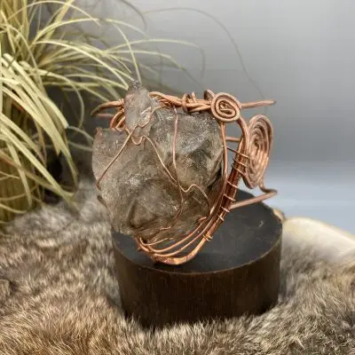 Smokey Elestial Quartz