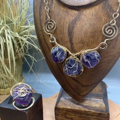 AFRICAN AMETHYST SET