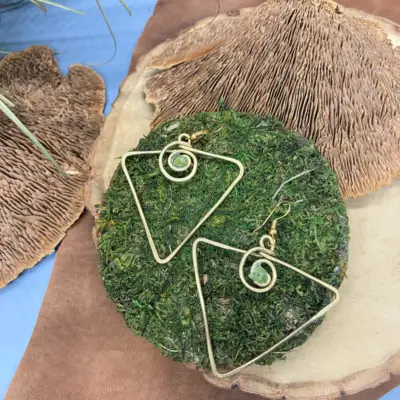 Peridot earrings