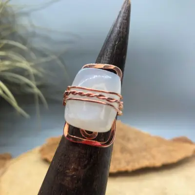 Moonstone ring