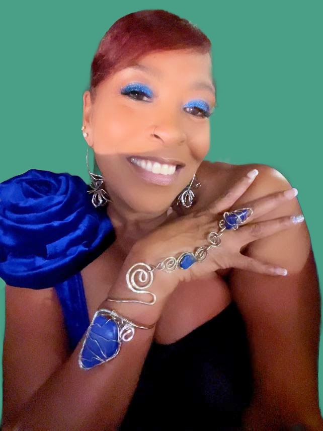 Custom Lapis Lazuli Goddess Chain.