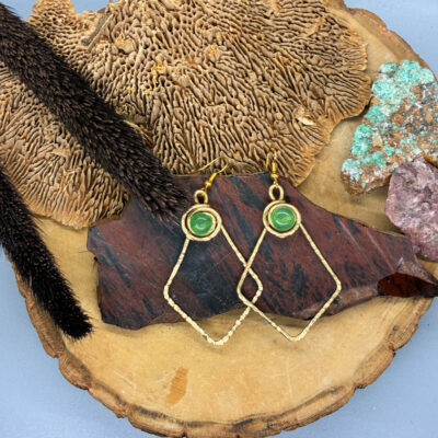 Earrings Fluorite