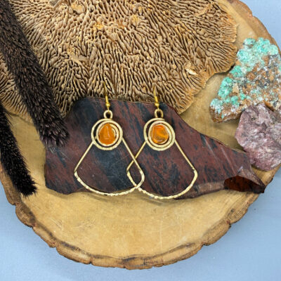 Earrings CARNELIAN