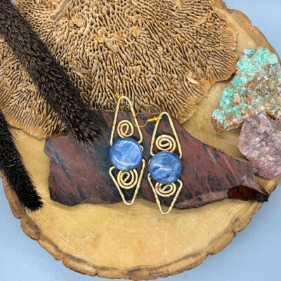 Earrings Kyanite