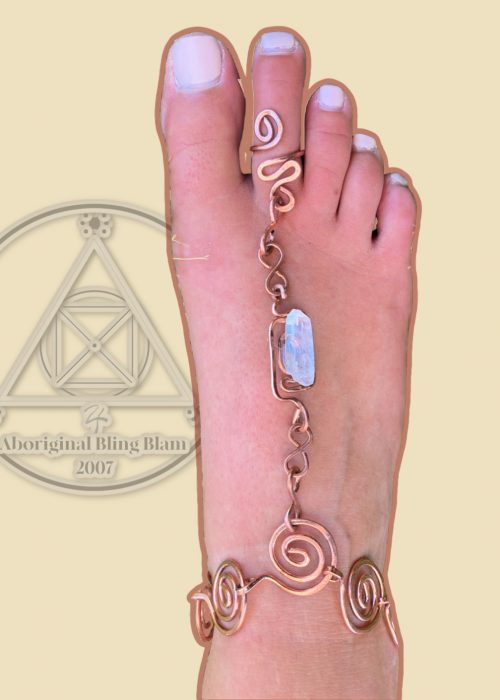 Wire & Stone Jewelry, Barefoot Sandal